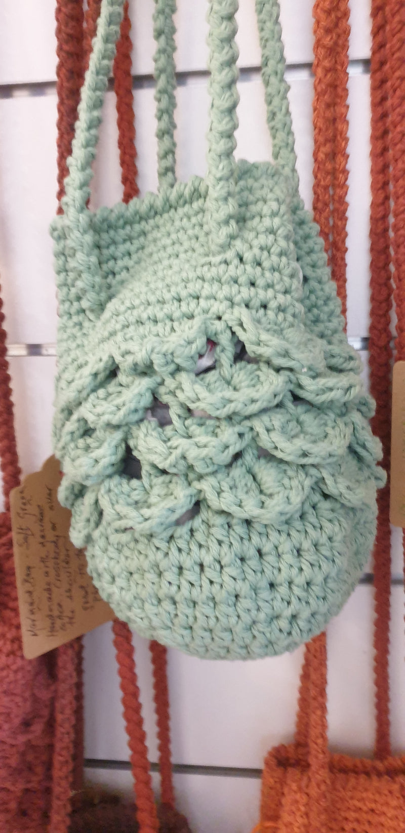 Harry&Wilma Beautiful 2mm soft green bag 