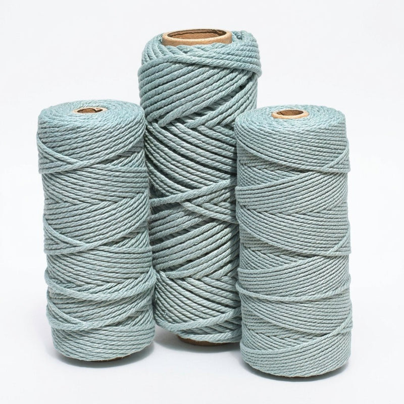 2mm 200mtr Macrame Rope - Grey Green - Harry & Wilma