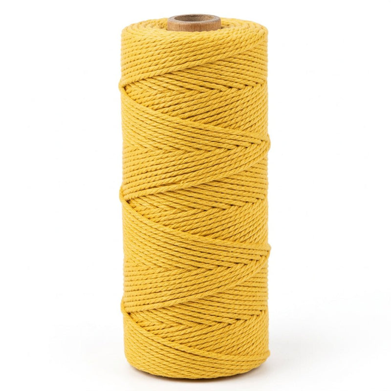 2mm 200mtr Macrame Rope - Mustard - Harry & Wilma