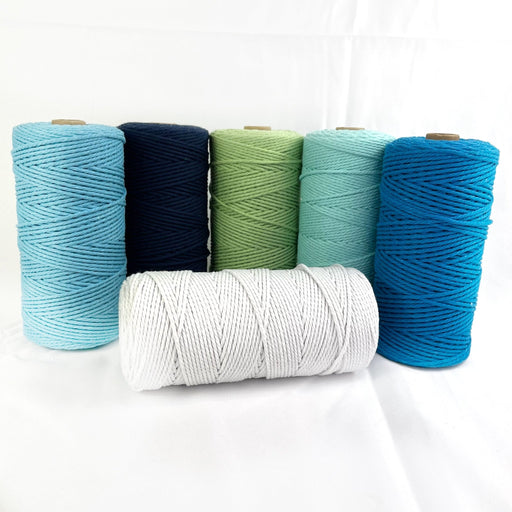2mm Ocean Macrame Rope Bundle 6 rolls - Harry & Wilma