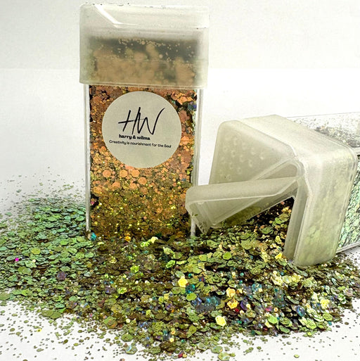 3 D Cats Eye glitter - Golden Godess 42g - Harry & Wilma