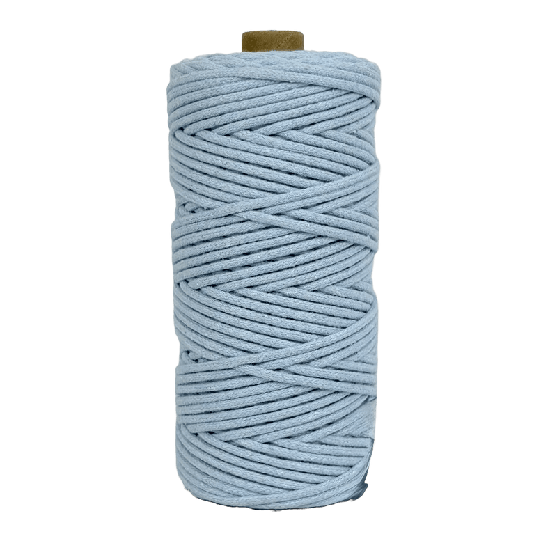 3mm Braided Macrame Cord 100mtr - Baby Blue - Harry & Wilma
