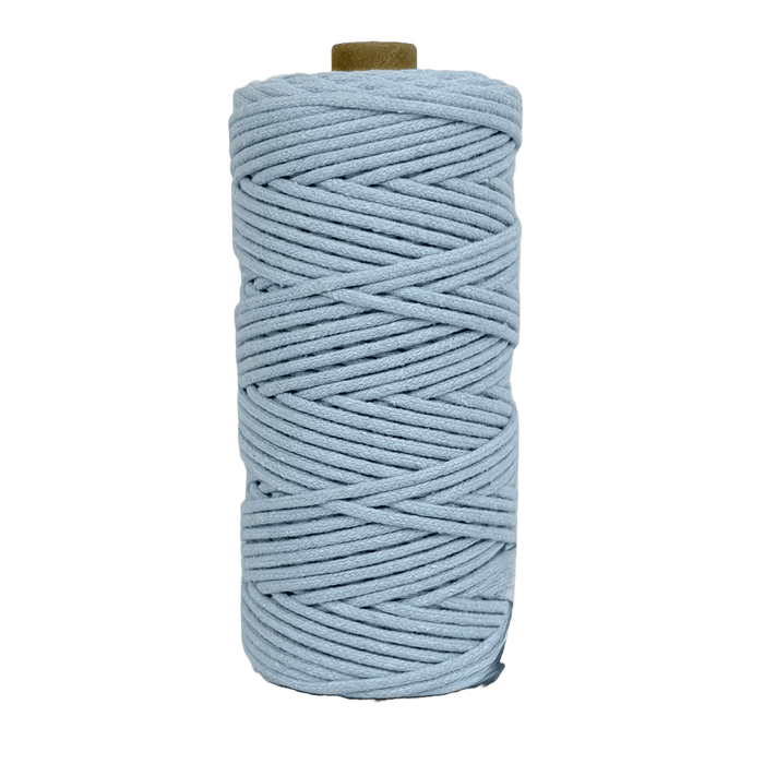 3mm Braided Macrame Cord 100mtr - Baby Blue - Harry & Wilma