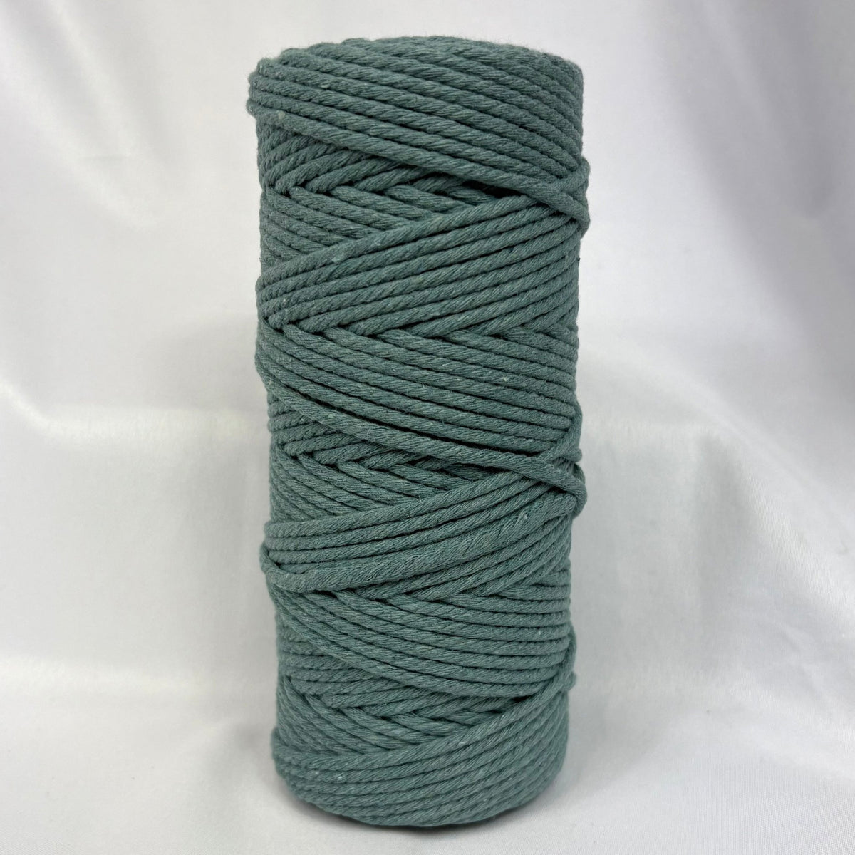 3mm Macrame Rope 100mtr roll Grey Green — Harry & Wilma