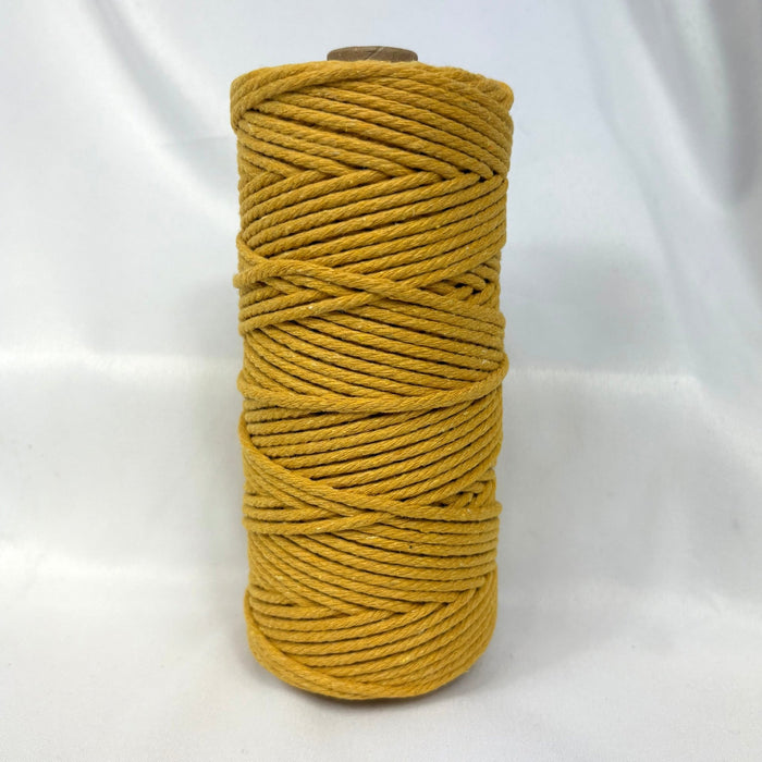 3mm Macrame Rope 100mtr roll Mustard - Harry & Wilma