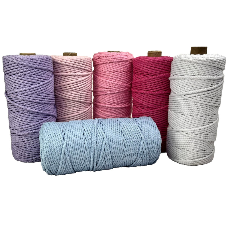 3mm Princess Macrame Bundle 6 rolls - Harry & Wilma