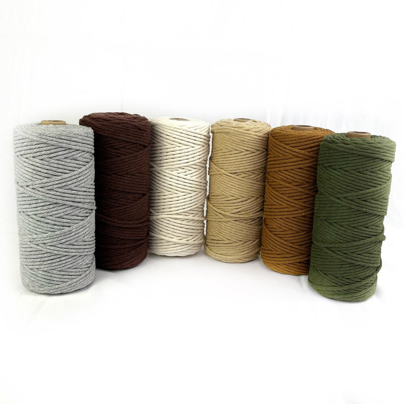 3mm SoHo Macrame Rope Bundle 6 rolls - Harry & Wilma