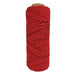 4mm Braided Macrame Cord 50mtr - Red