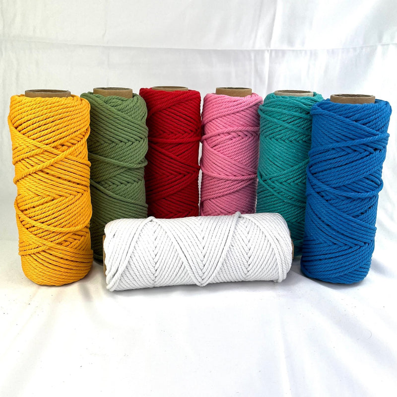 4mm Brights Macrame Rope Bundle 7 rolls - Harry & Wilma