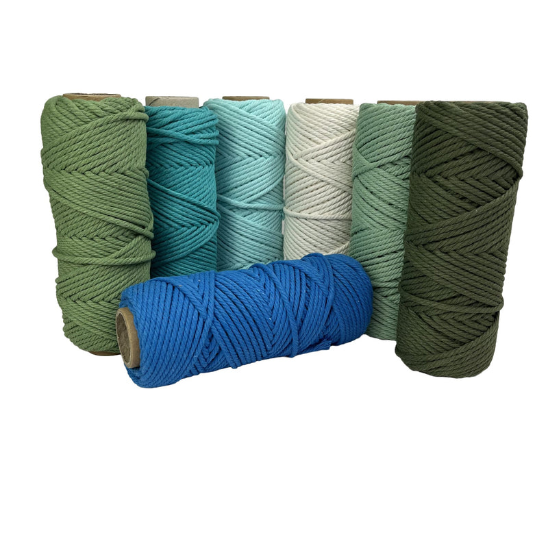 4mm Empress Macrame Rope 7 rolls Bundle - Harry & Wilma
