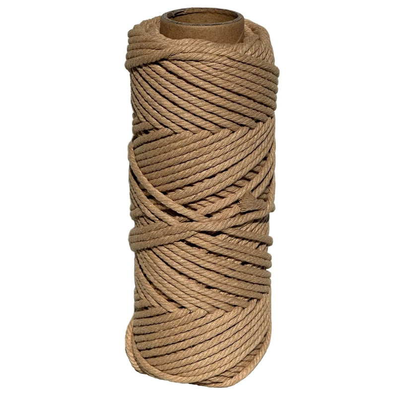 4mm Macrame Rope 50 mtr roll - Mocha - Harry & Wilma