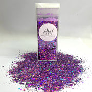 Chunky Glitter Large 125g Super Sparkle -  Luscious Lavender - Harry&Wilma