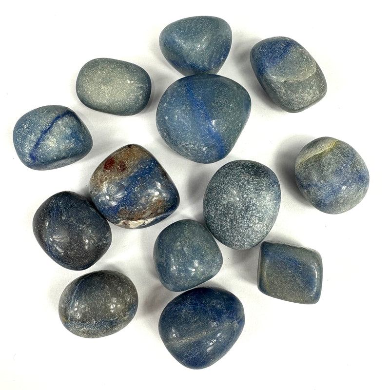 Semi Precious Polished Stone 250g - Blue Aventurine
