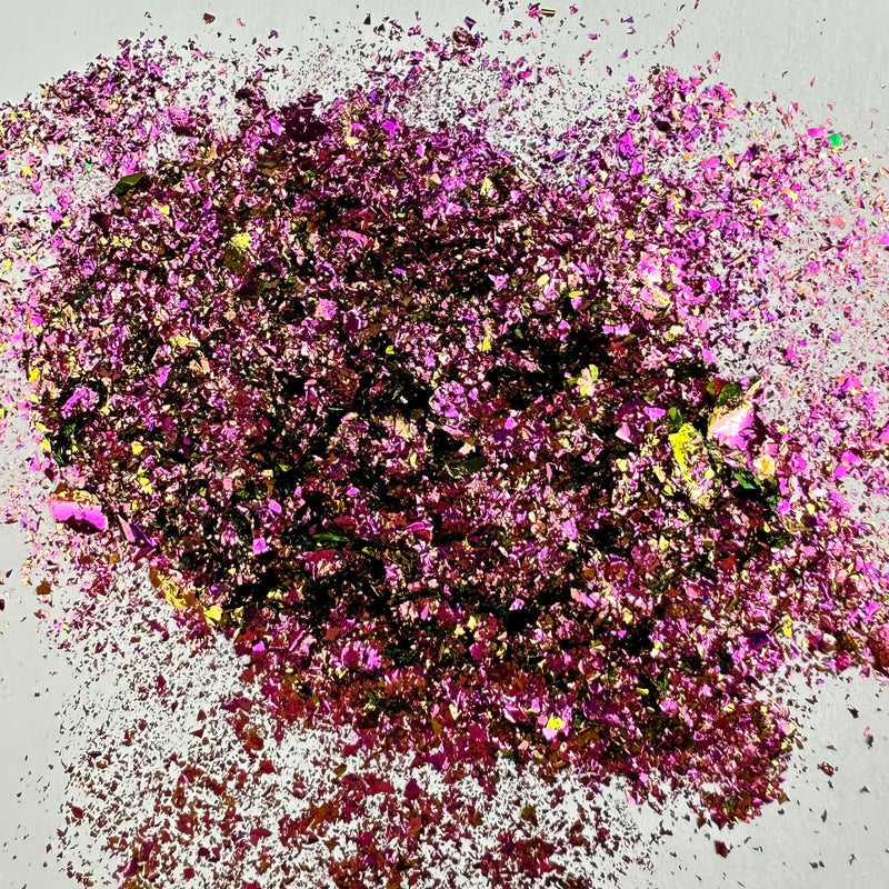 Chameleon Flakes - Purple Green to Yellow (1000-3000um)
