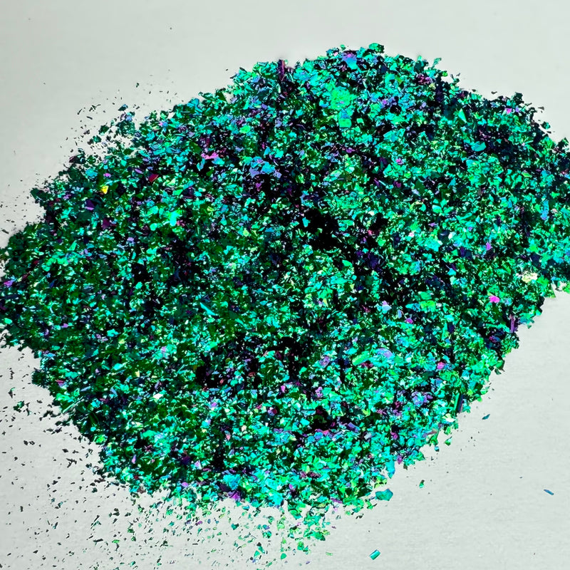 Chameleon Flakes - Green to Purple Red (1000-3000um)