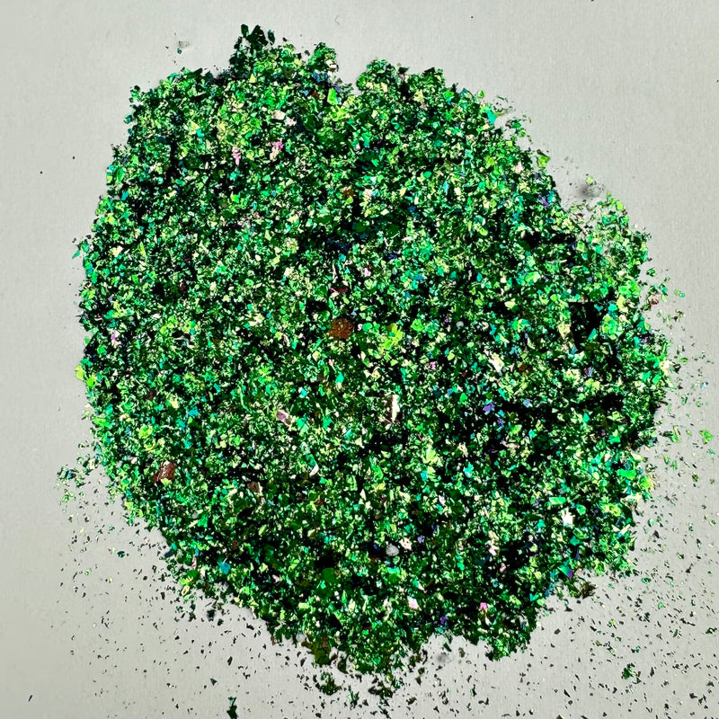 Chameleon Flakes - Silver Red to Green (1000-3000um)