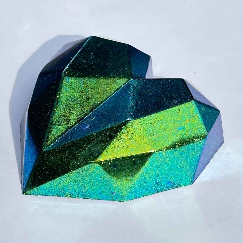 Chameleon Flakes - Yellow Green to Blue Green (1000-3000um)
