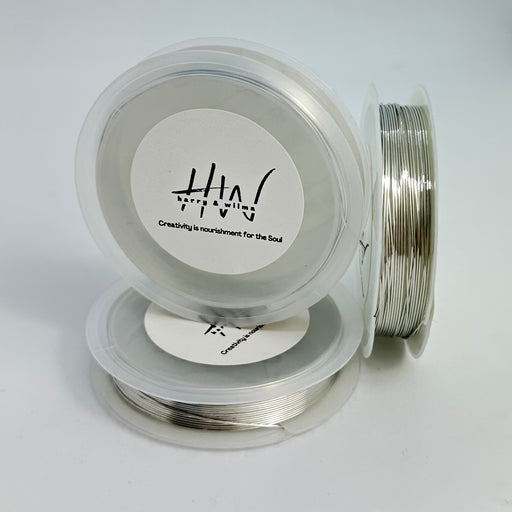 Silver Copper Wire 0.6mm 4mt per roll - 3 Rolls