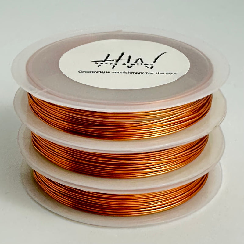 Copper wire Copper 0.6mm 4mt per roll - 3 Rolls