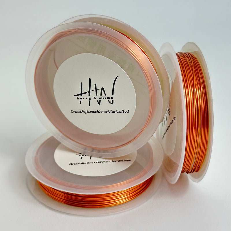 Copper wire Copper 0.6mm 4mt per roll - 3 Rolls