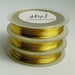 Gold Copper wire 0.6mm 4mt per roll - 3 Rolls