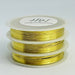 Gold Copper wire 0.5mm 5.5mt per roll - 3 Rolls