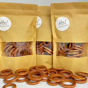 Wood Craft Wooden Rings Brown