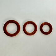 Wood Craft Wooden Rings Brown