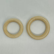 Wood Craft Wooden Rings Natural Asst 20pcs