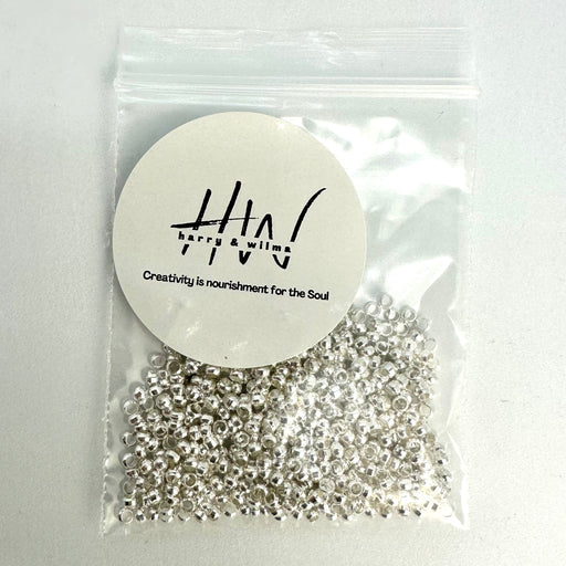 Crimp beads Silver 2mm (Nickel Free)