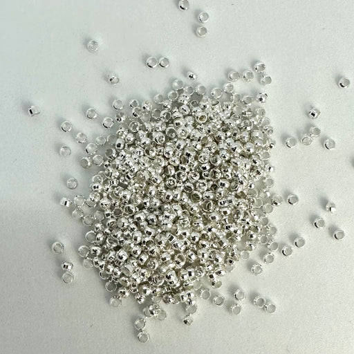 Crimp beads Silver 2mm (Nickel Free)