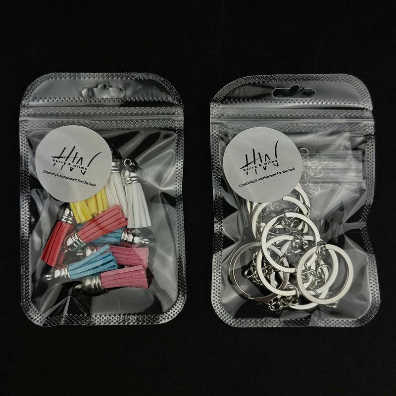 Tassel Keychain Kit Pastel 20pcs