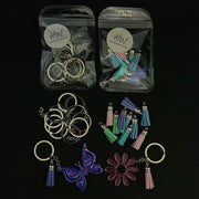 Tassel Keychain Kit Soft Pastel 20pcs