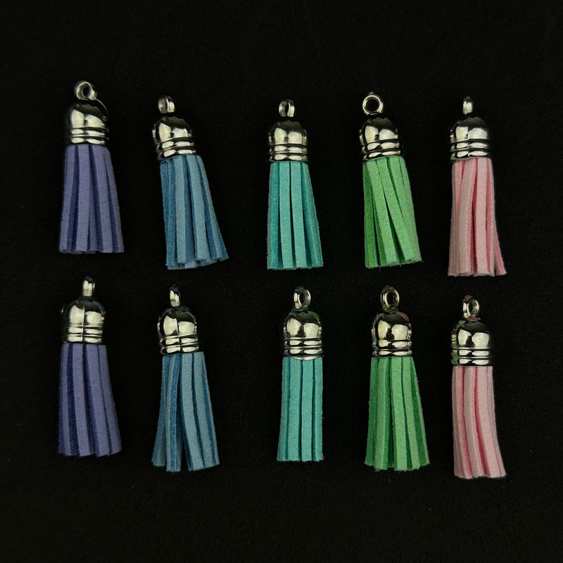 Tassel Keychain Kit Soft Pastel 20pcs