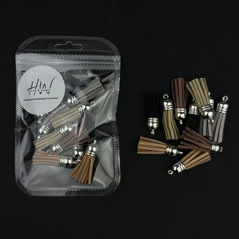 Tassel Keychain Kit Boho 20pcs
