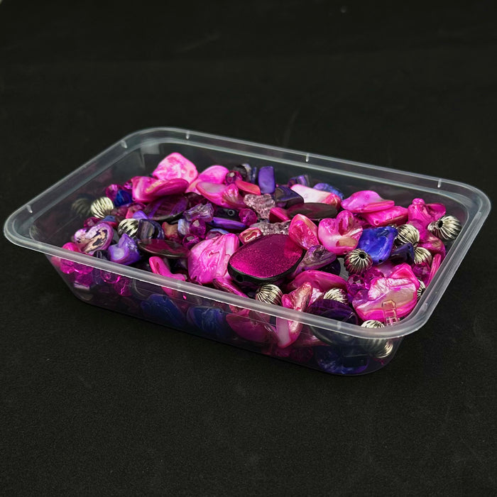 Limited Edition Premium Bead Mix - Purple/Hot Pink