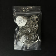 Keychains Silver with Large Lobster Clasp (Nickel Free) 20pc Harry&Wilma