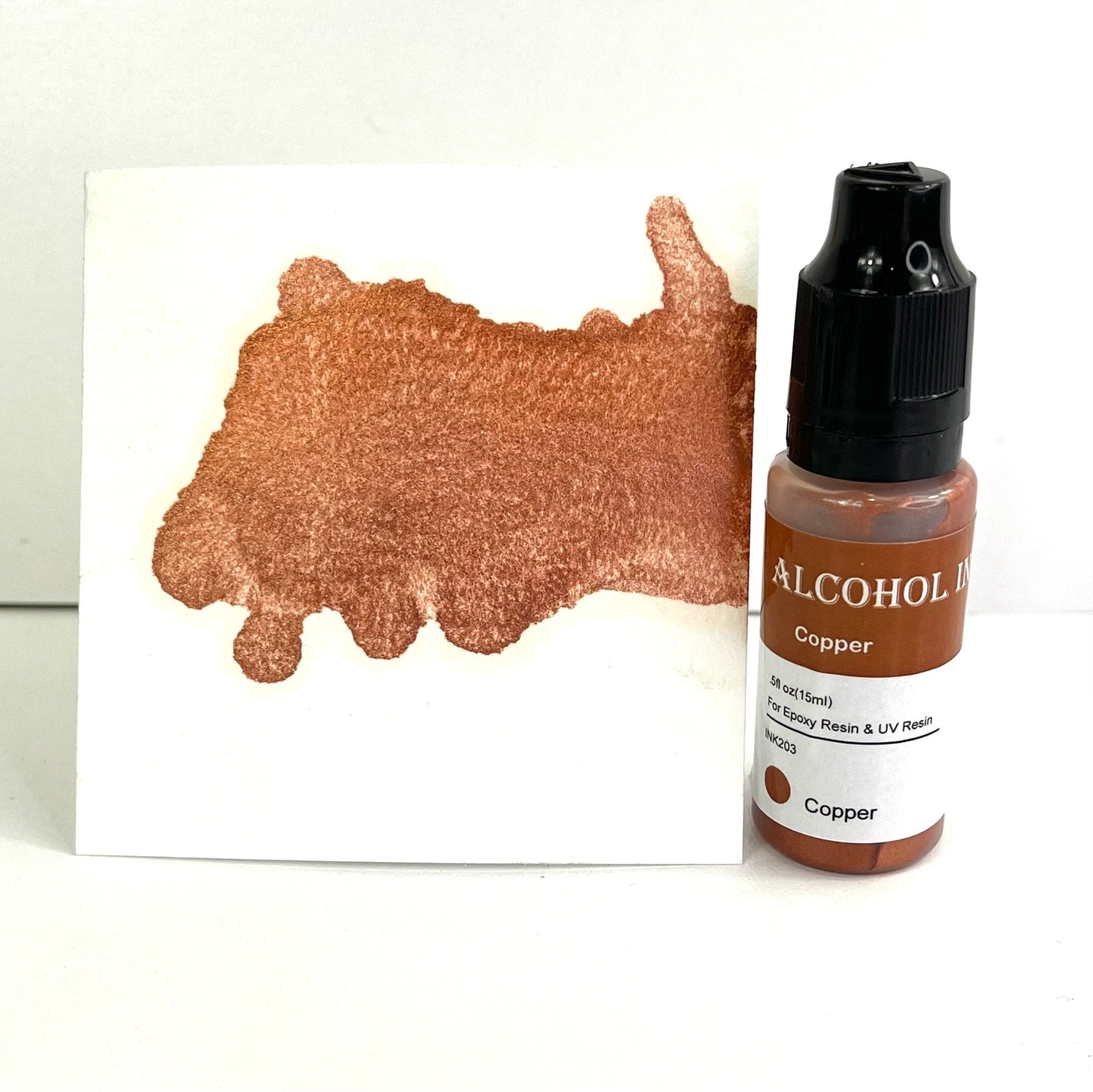 Copper Acetate Ink Alcohol Ink Metallic Colour Copper — Harry & Wilma