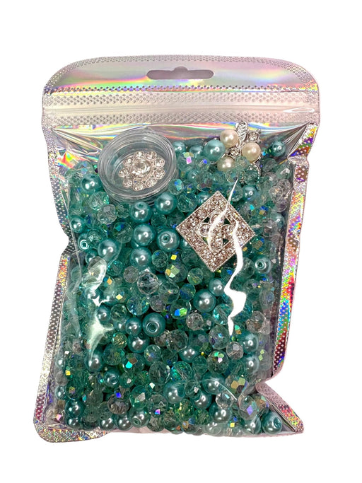 Bead Mix - Aqua - Harry & Wilma