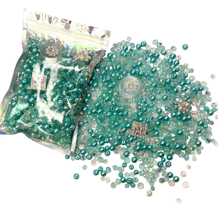 Bead Mix - Aqua - Harry & Wilma