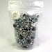 Bead Mix - Silver Black