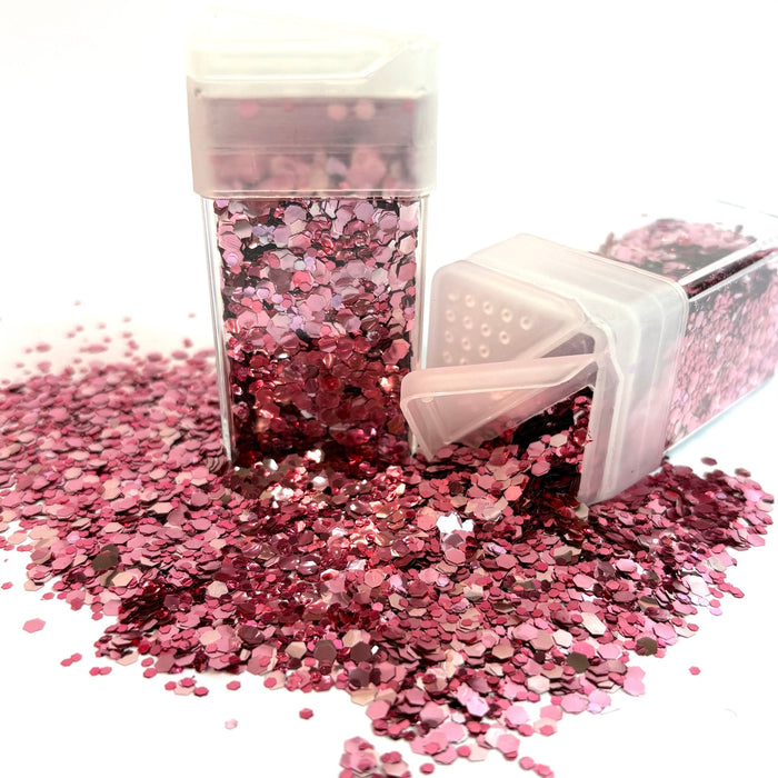 Biodegradable Chunky Glitter - Coral Pink - Harry & Wilma