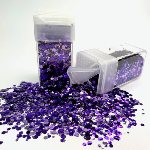 Biodegradable Chunky Glitter - Indigo & Lavender - Harry & Wilma