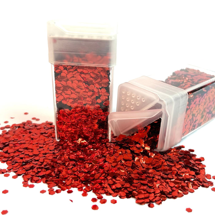 Biodegradable Chunky Glitter - Red Hot - Harry & Wilma