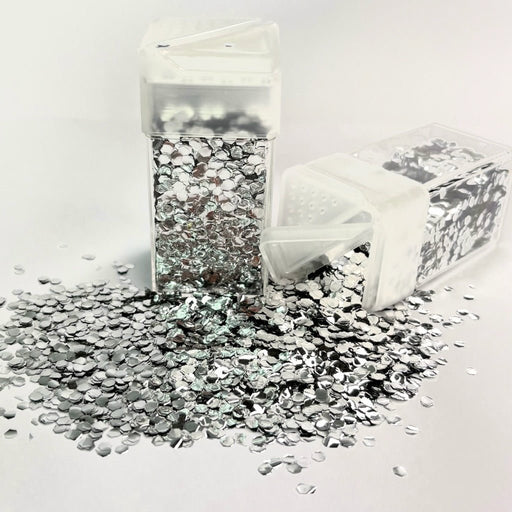 Biodegradable Chunky Glitter - Silver Metallic - Harry & Wilma