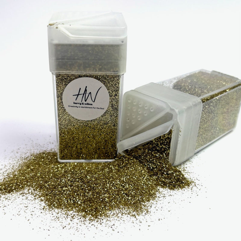 Biodegradable Extra Fine Glitter - Bright Gold - Harry & Wilma