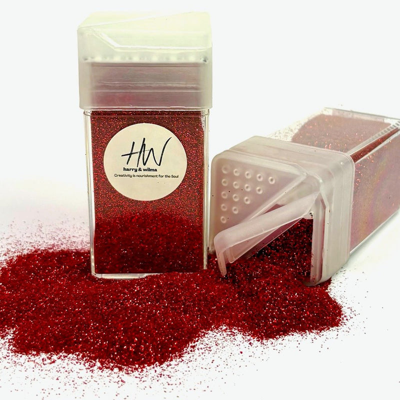 Biodegradable Extra Fine Glitter - Christmas Red - Harry & Wilma