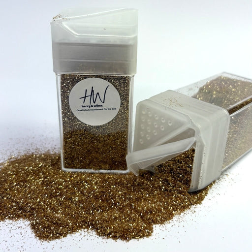 Biodegradable Extra Fine Glitter - Deep Gold - Harry & Wilma