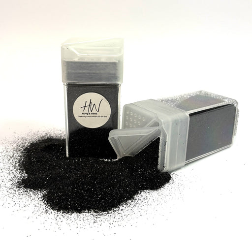 Biodegradable Extra Fine Glitter - Midnight Black - Harry & Wilma