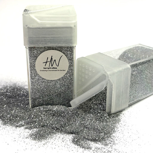 Biodegradable Extra Fine Glitter - Silver Lights - Harry & Wilma